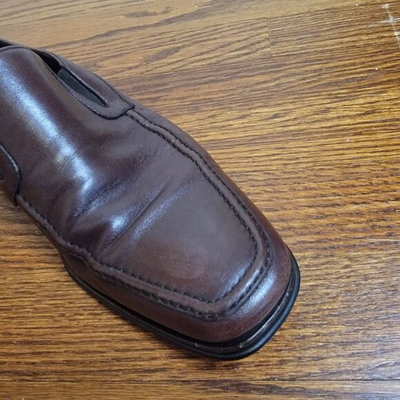 Bruno Magli Raging Slip On Loafers, Brown Leather, Made in Italy, M02049, 8.5 M - Picture 14 of 16